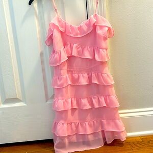 ADORABLE PINK MINI DRESS!! Size XS